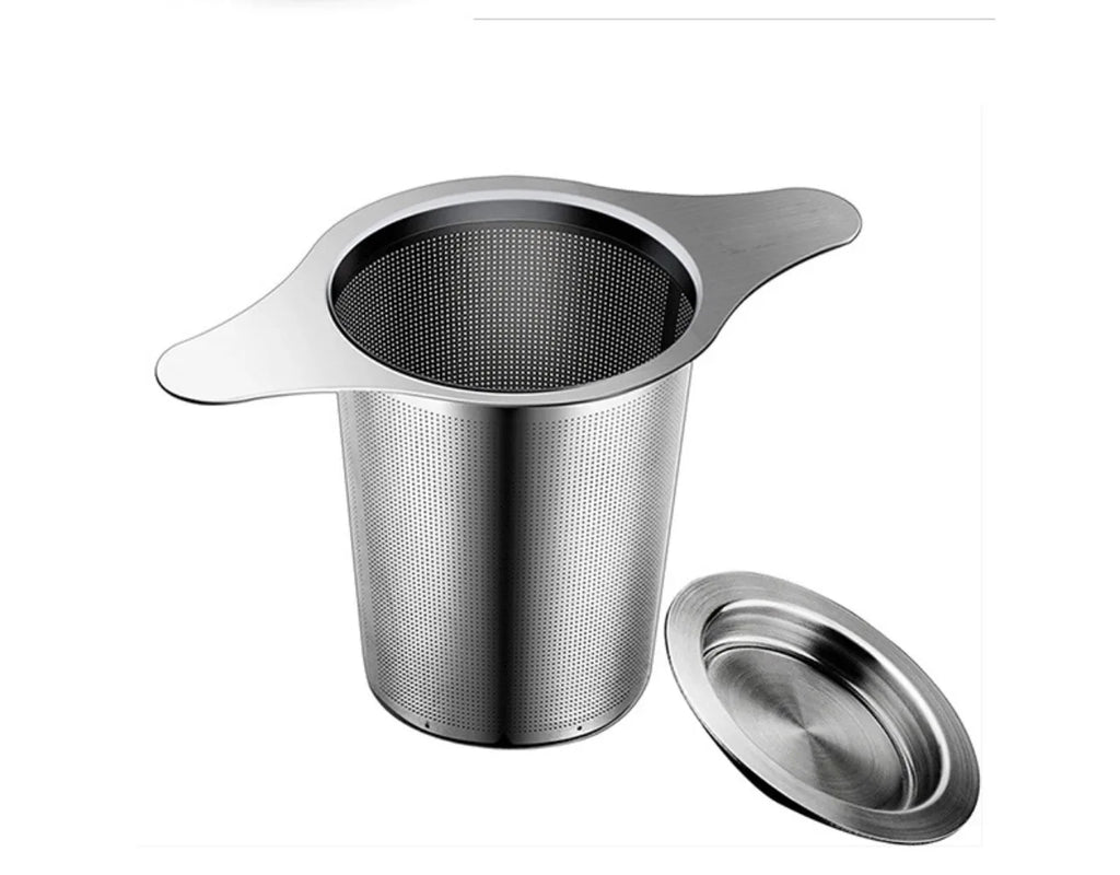 Mates 304 Stainless Steel Double-ear Tea Leak Household Double-handle Tea Filter Tea Filter Tea Set Accessories Mate Infuser Bar