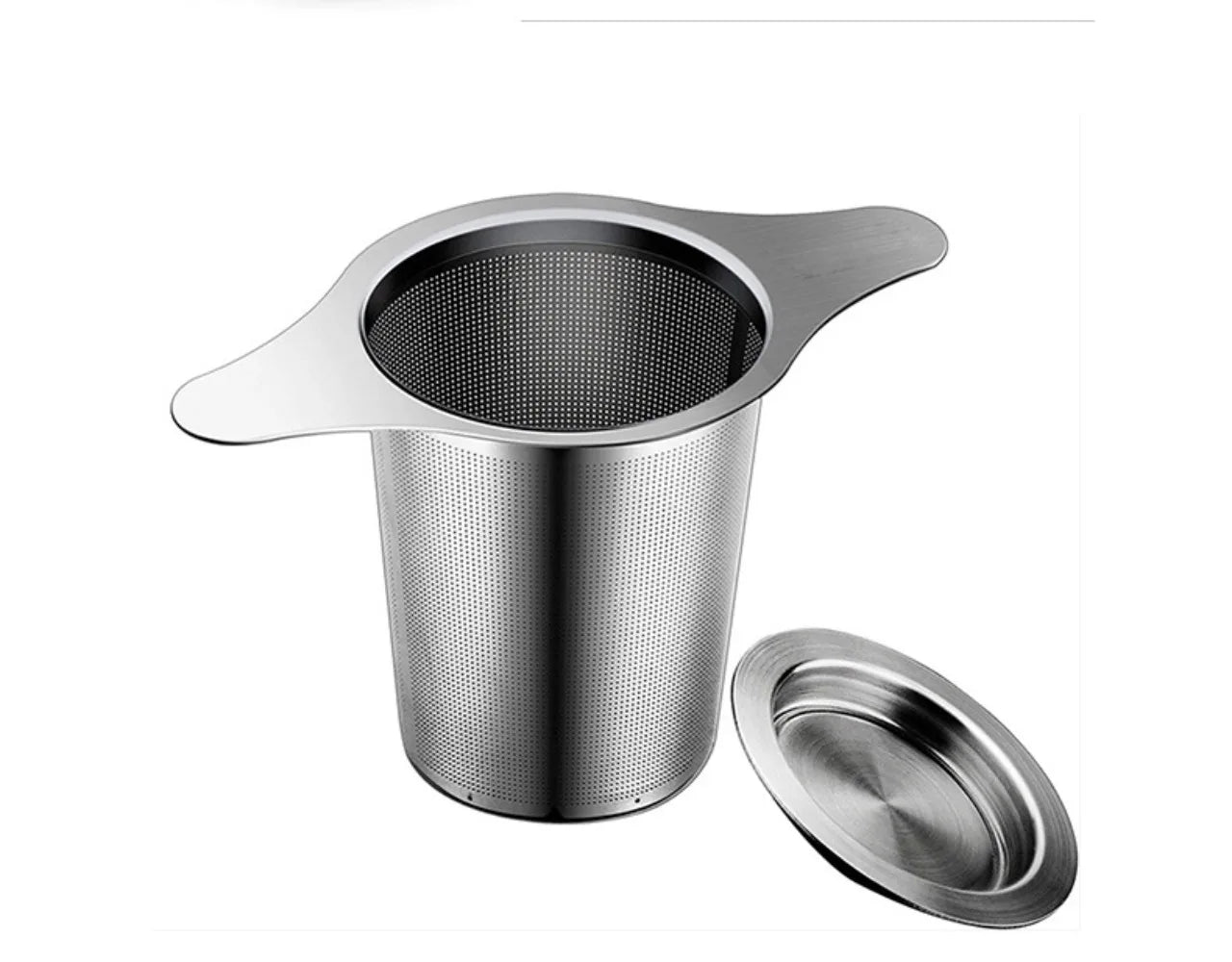 Mates 304 Stainless Steel Double-ear Tea Leak Household Double-handle Tea Filter Tea Filter Tea Set Accessories Mate Infuser Bar