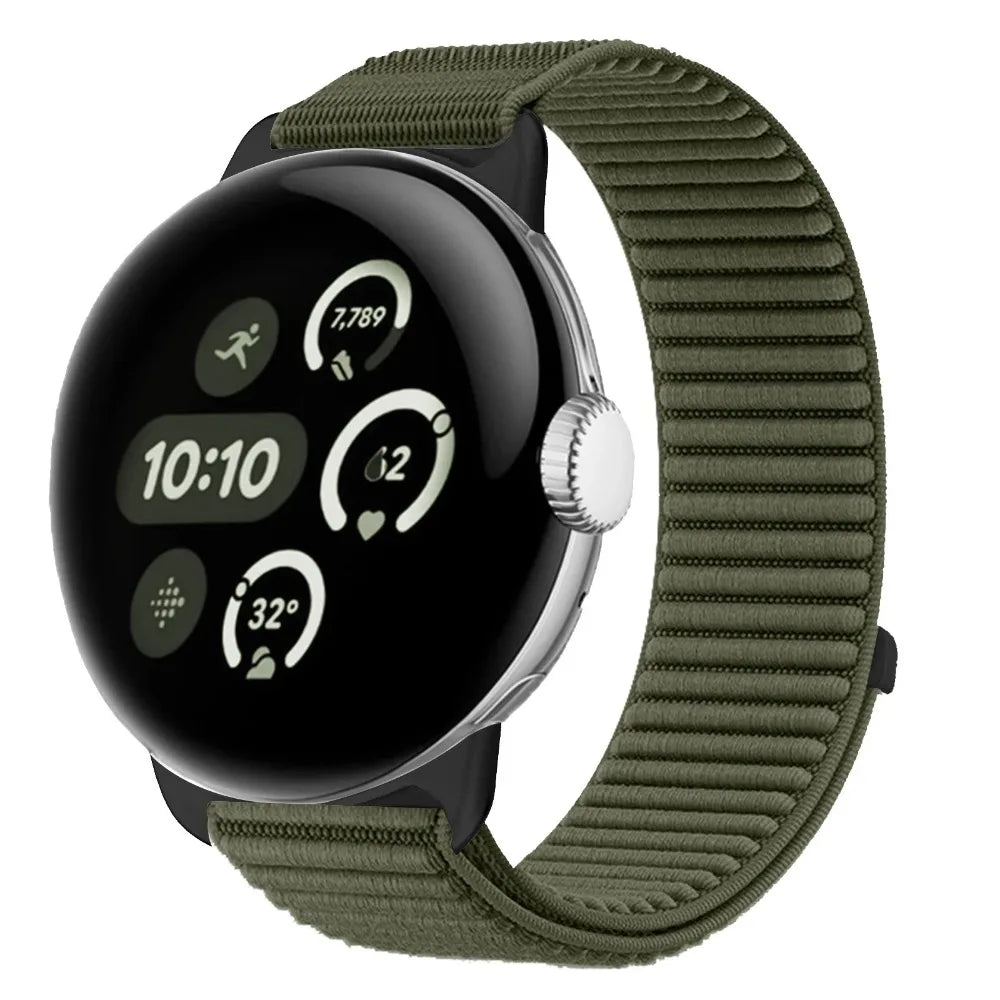 Original Nylon Strap for Google Pixel Watch 4 3 45mm 41mm Weave Wristband Correa for Pixel Watch 4 3 2 1 Breathable Accessories