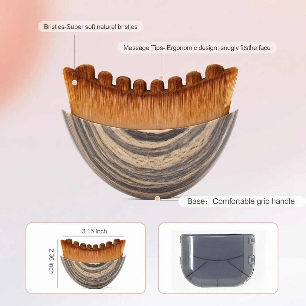 New Lymphatic Contour Face Brush, Lymphatic Drainage Massager for Face,Ergonomically Designed to Fit The Skin Precisely and Reli