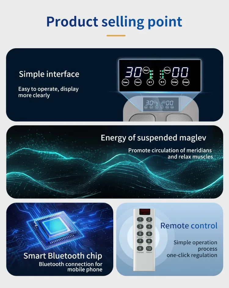 Tera Hertz Frequency Therapy Device Terahertz Cell Energy Instrument Heating Therapy Foot Massage Health Care Rehabilitation New