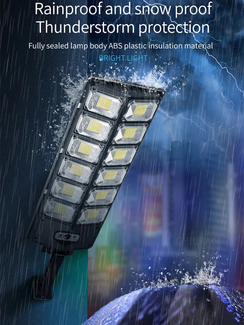 20000 Lumens Solar Lights Outdoor IP65 Waterproof LED Street Wall Lamp With PIR Motion Sensor Sunlight for Garden Yard Street