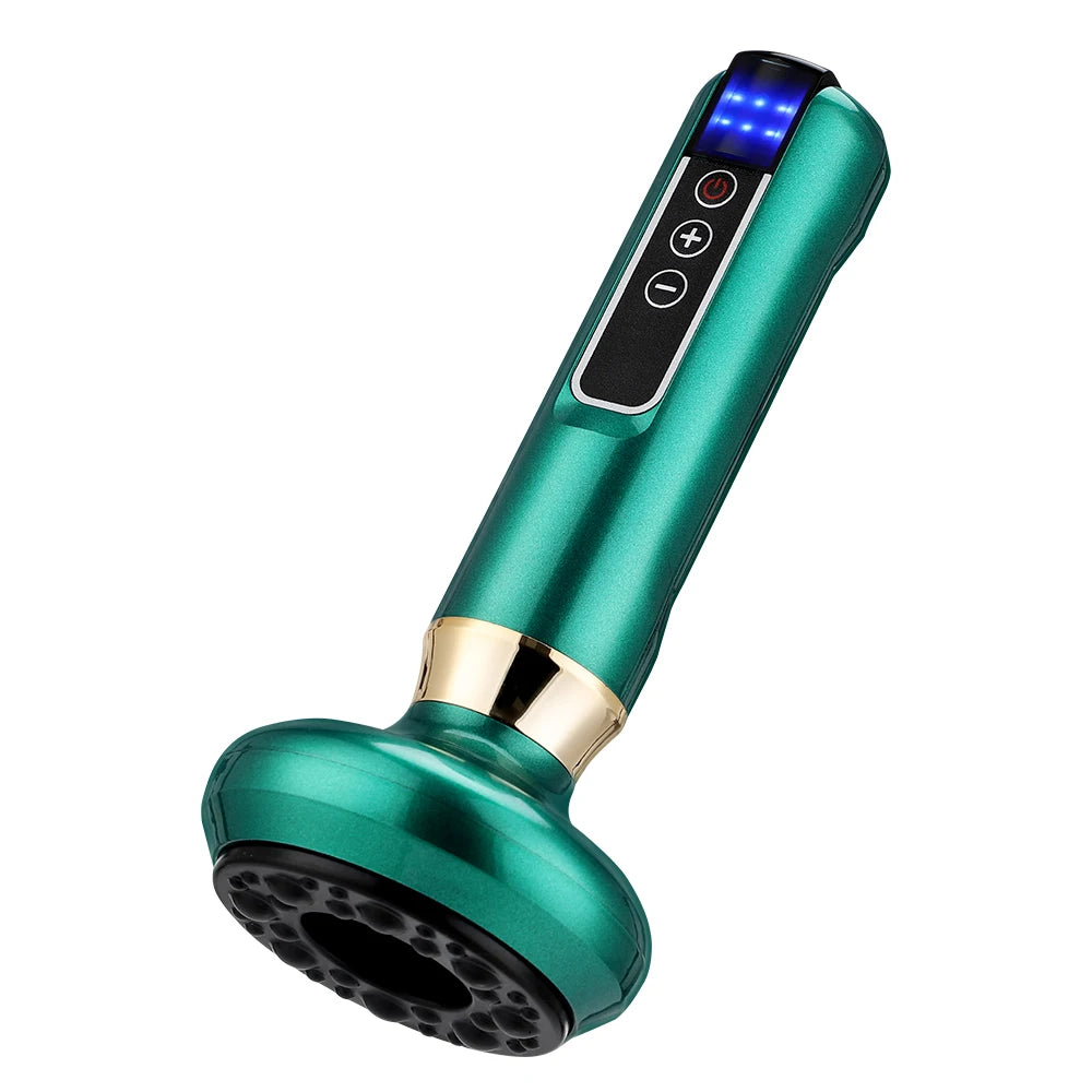 6 Gear Electric Cupping Massager Vacuum Suction Cup GuaSha Anti Cellulite Beauty Health Scraping Heat Body Slimming Massage