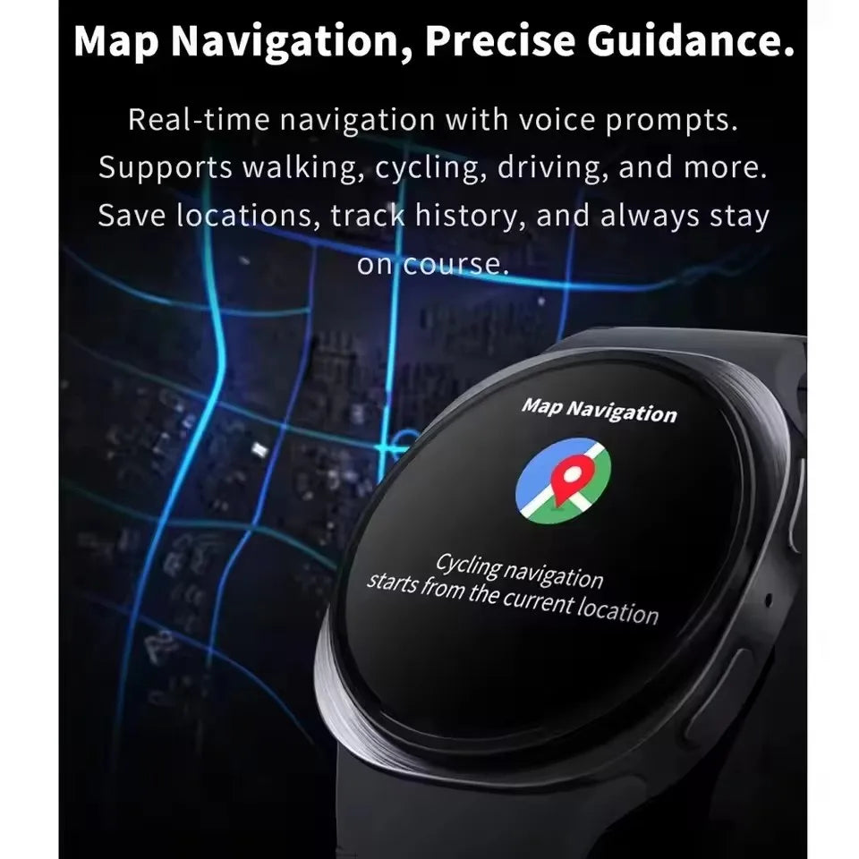 New Smart Watch 8 GPS Track Smart Watches Men Sports Heart Rate Wireless Call NFC IP68 Waterproof Compass Men Smartwatch 8 Mini