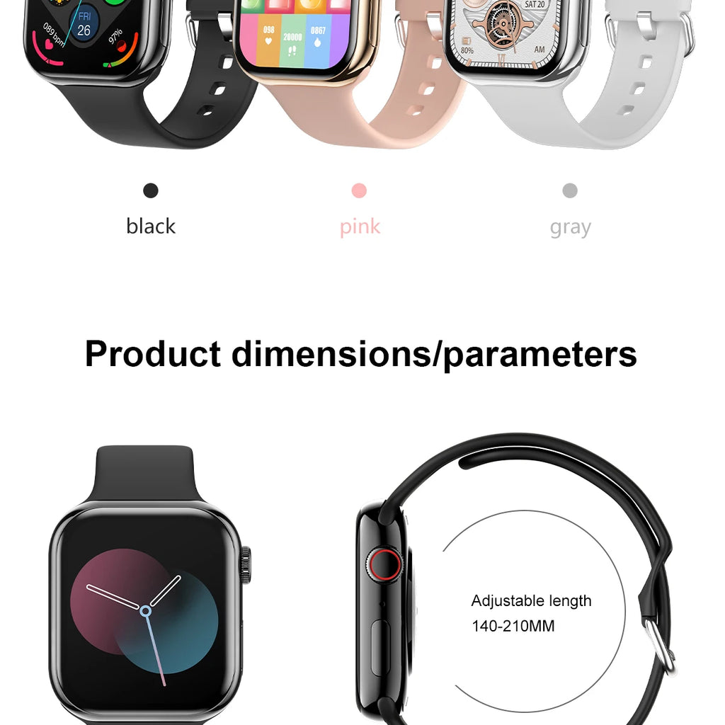2026 Smart Watch 10 For Android IOS Bluetooth Health monitoring Talk Heart Rate Sleep Record Sports Smart Watch Ladies Men Gift
