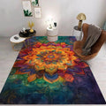 Flower Carpet Cartoon Living Room Bedroom Kitchen Sofa Table Balcony Rug Non-slip Washable Mat Exquisite Home Ornaments