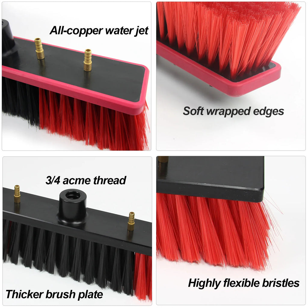 CNHOPOLE Accessory for water fed pole brush head window solar panel cleaning(without pole)