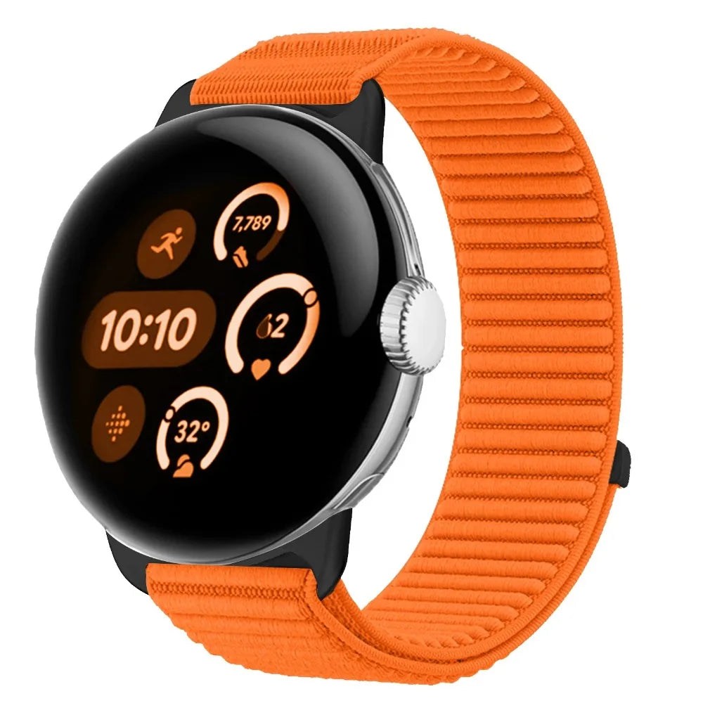 Original Nylon Strap for Google Pixel Watch 4 3 45mm 41mm Weave Wristband Correa for Pixel Watch 4 3 2 1 Breathable Accessories