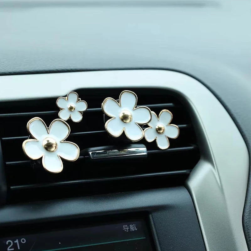 1set Car Air Vent Perfume Clip Cute Cars Aroma Diffuser Creative Girly Auto Interior Decoration