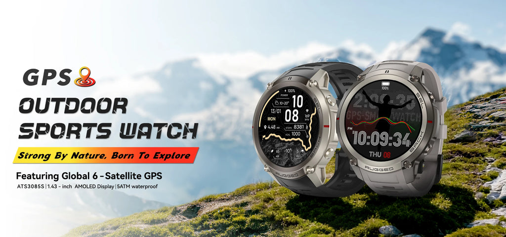 2026New Outdoor GPS Smart Watch Offline Maps Download Compass Tracking 5ATM Waterproof Tactics Sport Smart Bracelet For Men gift