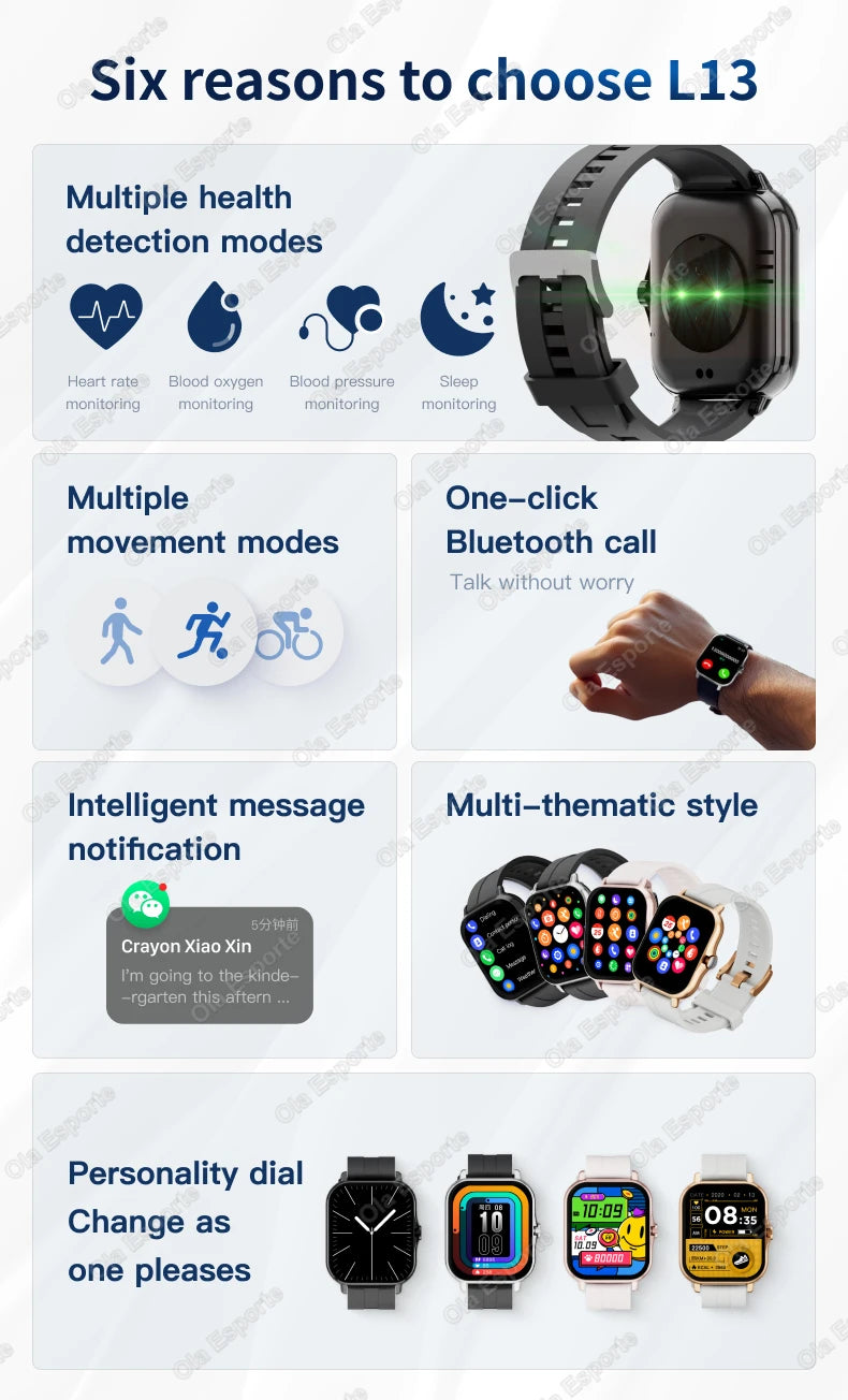 New Smartwatch 1.83'' HD Screen Heart Rate/Sleep Monitor Wireless Bluetooth Call Music Control Smart Watch For Men Women R30Max