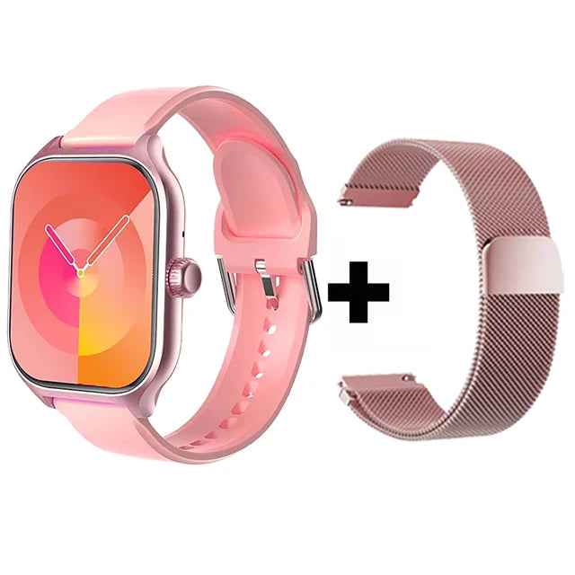 New Smart Watch 2.01'' HD Display Bluetooth Call Health Monitor Sports Mode GPS Track Smartwatch Men Women For Android IOS HT30
