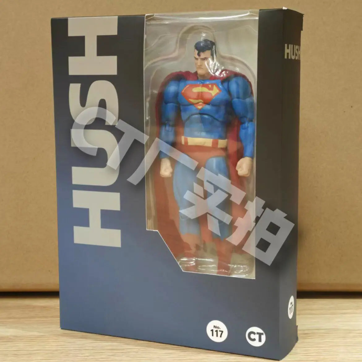 16cm Ct Factory Superman Mafex 117 Comic Hush Dc Justice League Articulated Action Figure Collectible Model For Fans Collection