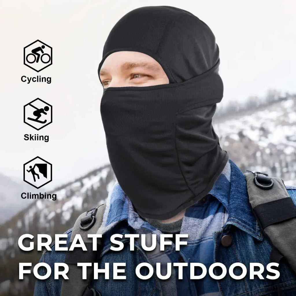 Breathable Balaclava Ski Mask Full Face Cover for Men Women Skiing Outdoor Sports Winter Warm Windproof Cold Weather Mask