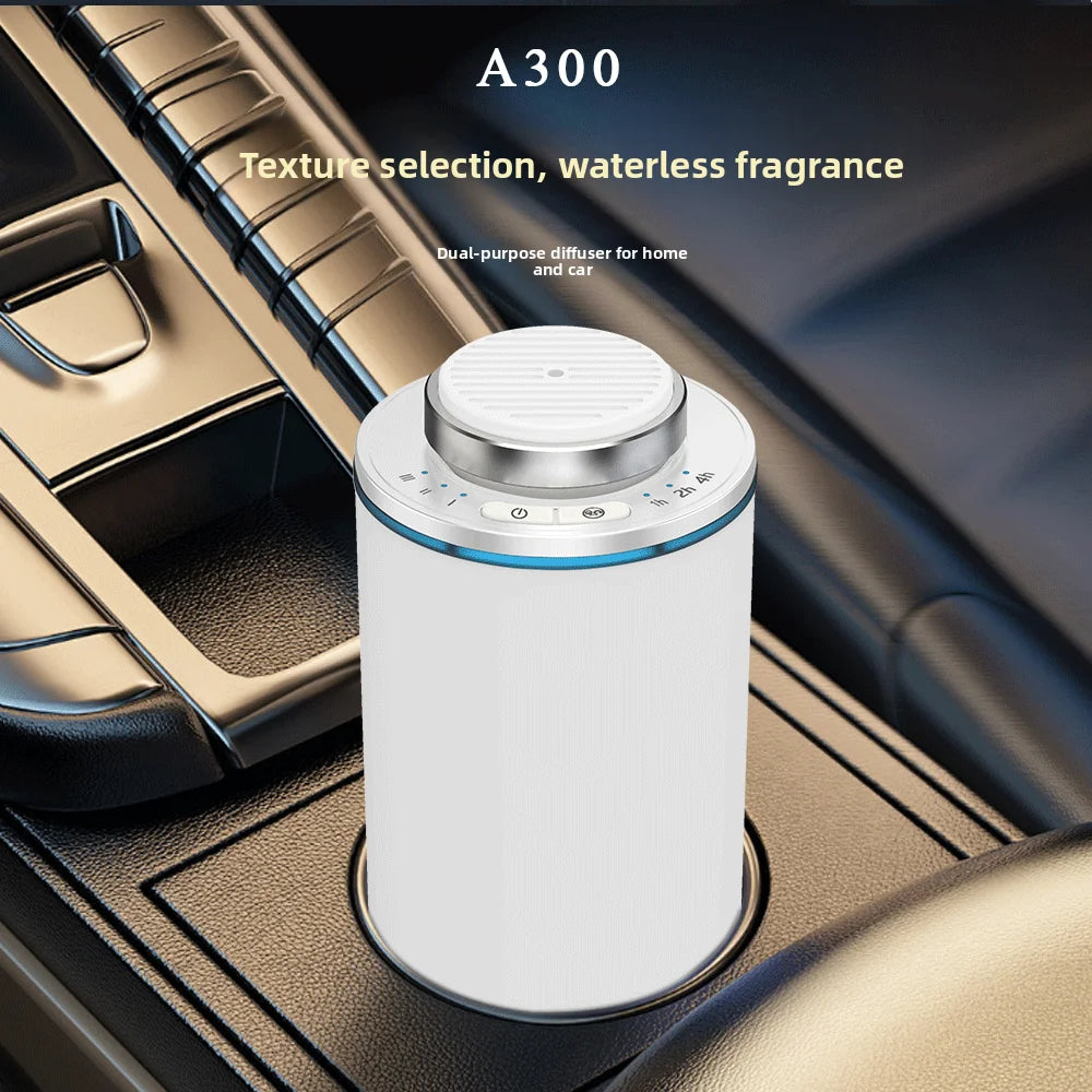 Mini Waterless Car Aroma Diffuser USB Rechargeable Portable Fragrance Scent Machine for Bedroom Toilet Spa