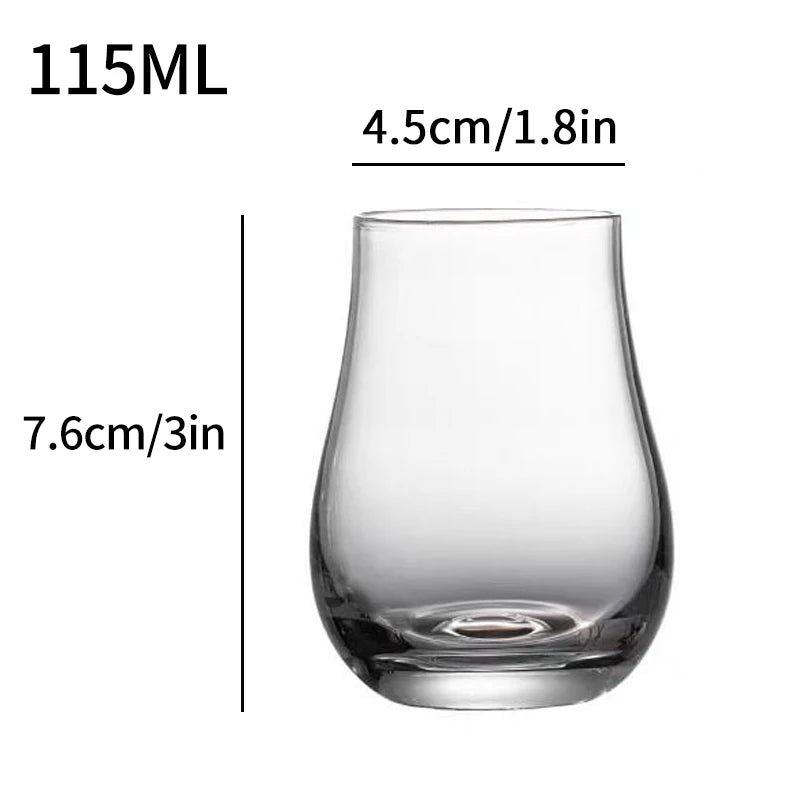 1/2/4/6Pcs Whiskey Glass Cups Scotch Liquor Barware Beer Spirits Wine Glass XO Whiskey Crystal Glass Cup Scotch Liquor Wine Cup