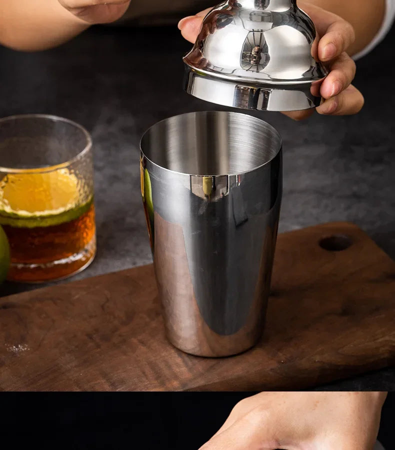 6/9pcs Stainless Steel Cocktail Shaker Bartending Tools Bartender Kit Martini Sharker Drink Mixer Set With Storage Bag