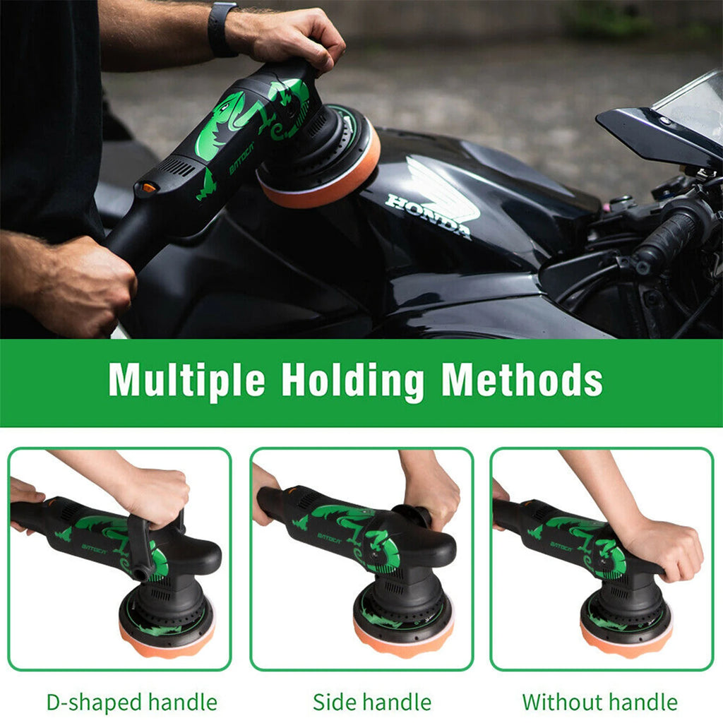 700W Car Polishing Machine DA 5inch 15mm Orbit Dual Action Auto Polisher Variable Speed Sander Buffing Waxing Machine