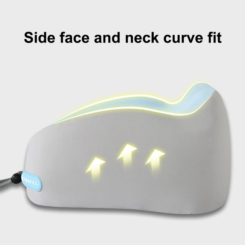 1Pc/Set Travel Memory Cotton U-shaped Pillow - Soft Washable Portable Neck Support for Airplane Spine Care & Travel Rest