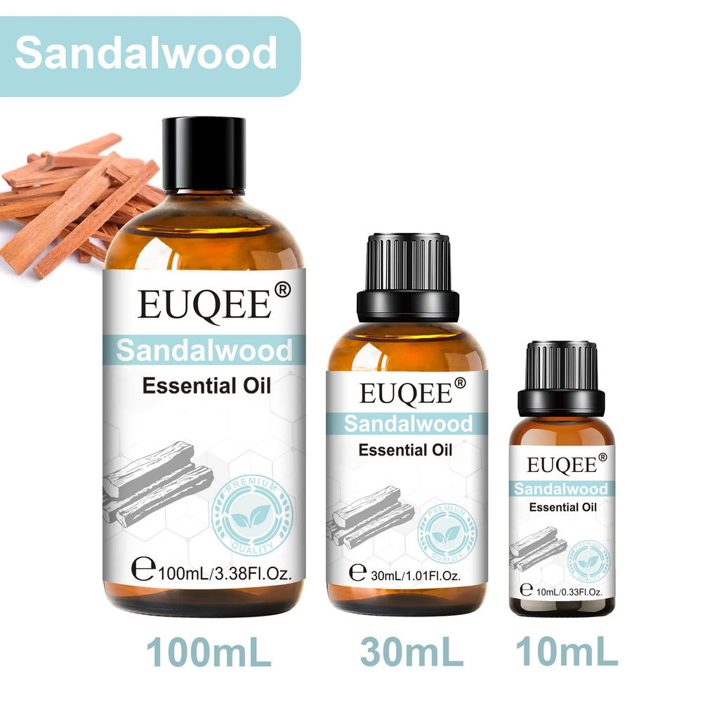 EUQEE 1PCS Essential Oil For Humidifier,Diffuser,Candle Making-10ml/30ml/100ml Lavender Vanilla Rose Aromatherapy Essential Oils