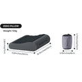 FLEXTAIL ZERO PILLOW&ZERO PILLOW SE - Camping Pillow, Inflatable Pillow with Elastic Strap, Ergonomic Design,Two Height Options