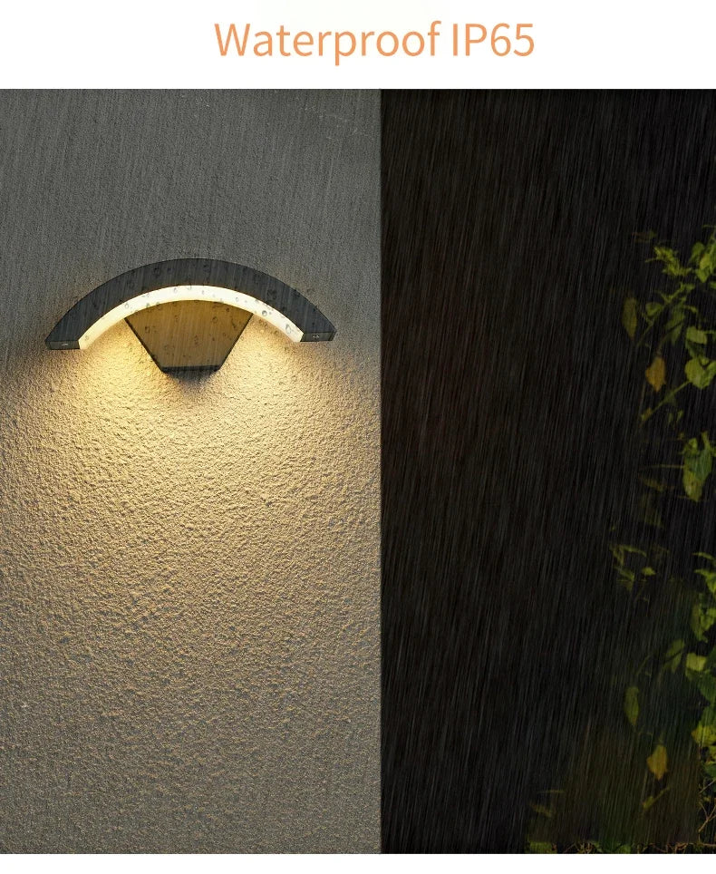 Motion Sensor Outdoor Light LED Exterior Motion Porch Light Modern Outdoor Wall lamp IP65 Waterproof 3000K for House Garage