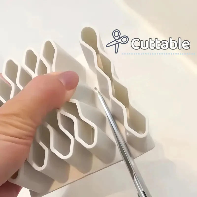 32 Slots Ointments Stand Multi-Compartment Medicine Storage Holder For Small Items Multi-purpose Cosmetics/Pen Storage Rack