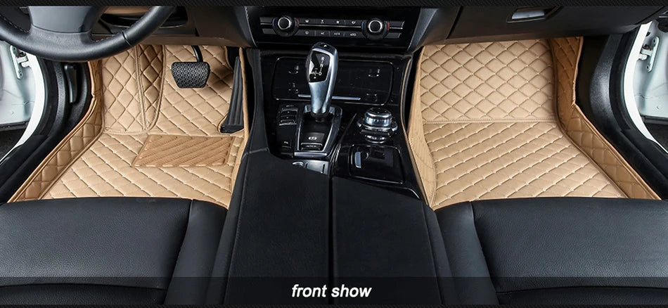 CUWEUSANG Custom Car Floor Mats For Peugeot 301 Auto Carpets Foot Coche Accessorie