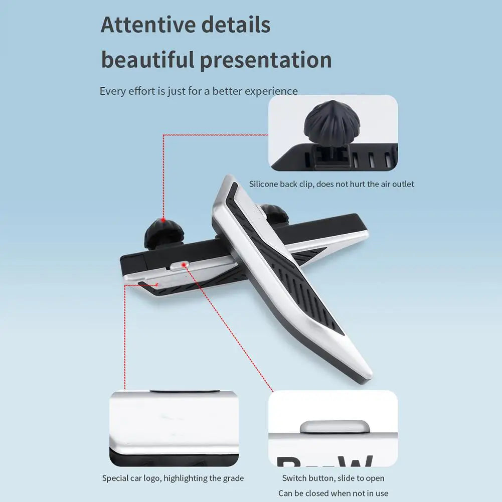 For BMW Natural Air Car Air Freshener Car Air Outlet Aromatherapy Bracket Car Fragrance Stick Solid Fragrance Cream