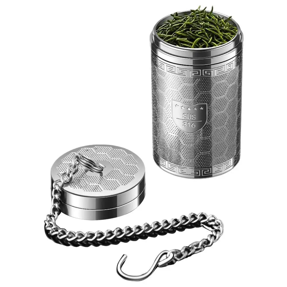 Tea Infuser Stainless Steel Mesh Filter Tea Infuser Teapot Tray Tea Strainer Herbal Filter Kitchen Teaware Accessories