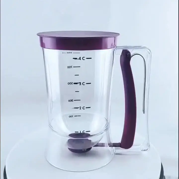 1 Pcs 900ml Batter Dispenser Hand-held Graduated Funnel Pastry Dough Dispensador For Pancake Cupcakes Cake2025new