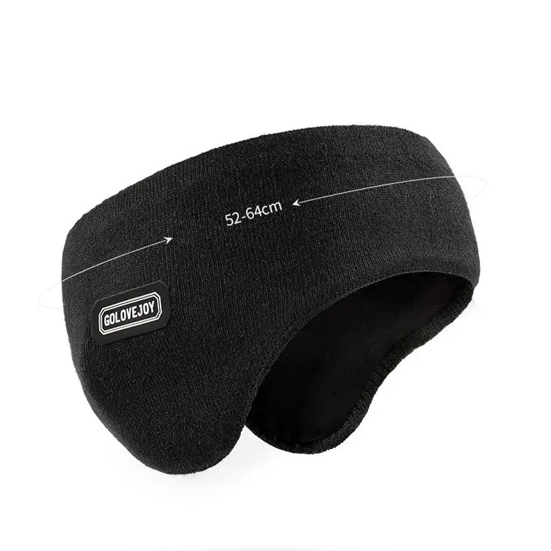 Winter Warm Earmuffs Anti Cold Knitted Plush Headband Ear Covers Outdoor Cycling Ski Running Thermal Soft Unisex Ear Warmers