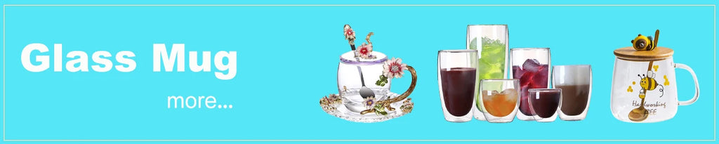 I Love Dachshunds Printed Enamel Mug Creative Glass Coffee Drinks Dessert Milk Cup Glass Vintage Heatable Handle Drinkware Gifts