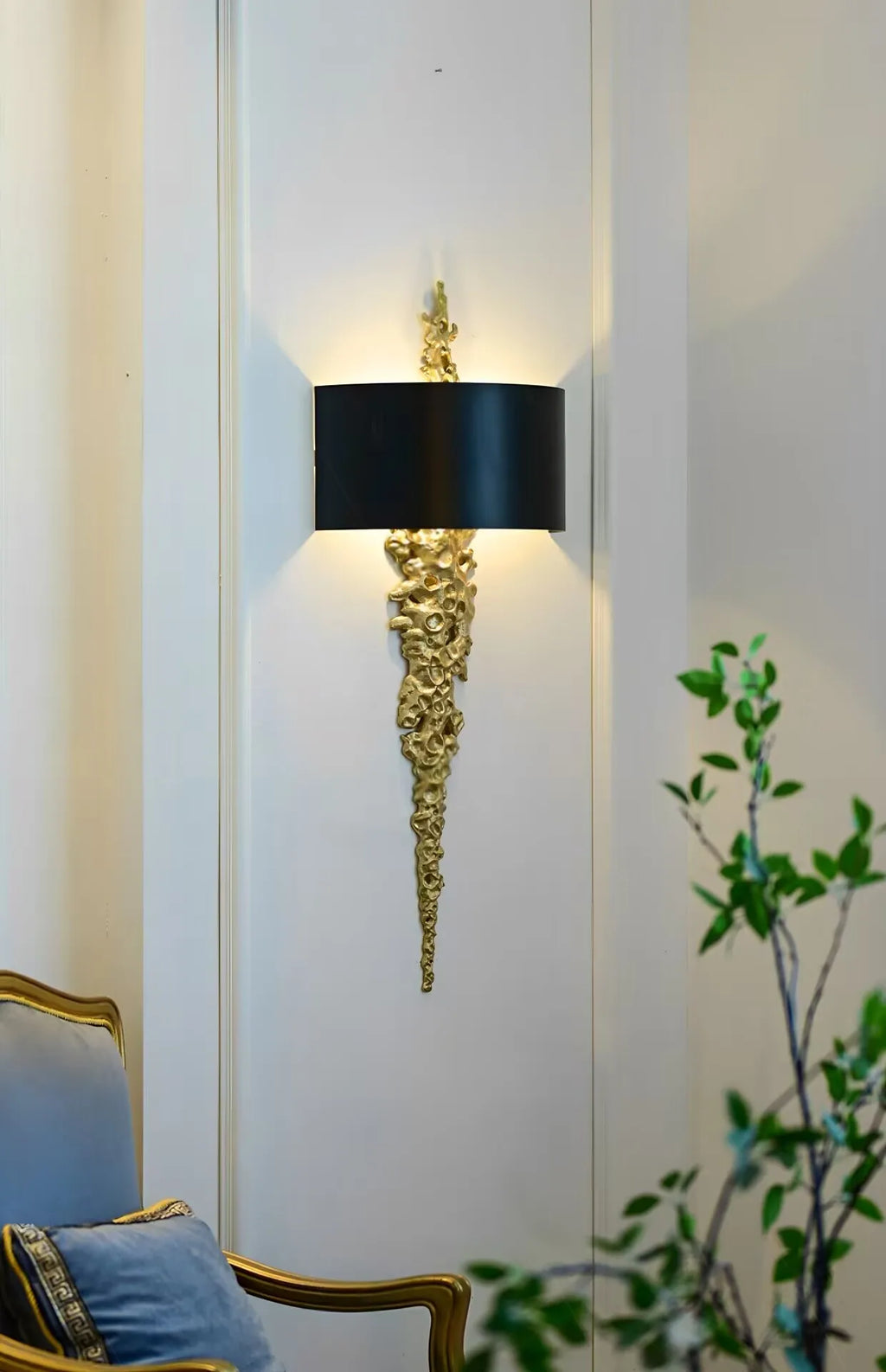 Later, All Copper Living Room Wall Lamps Model Rooms Corridors Lobbies Clubs Artistic Wall Lamps Simple Decorative Wall Light