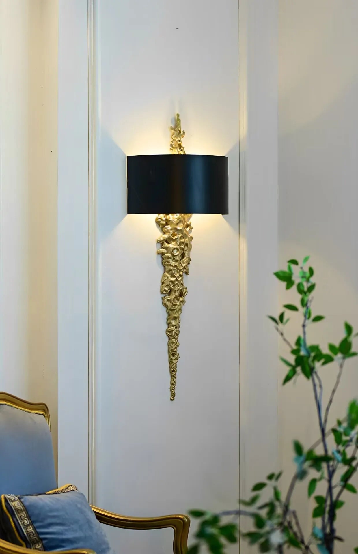 Later, All Copper Living Room Wall Lamps Model Rooms Corridors Lobbies Clubs Artistic Wall Lamps Simple Decorative Wall Light
