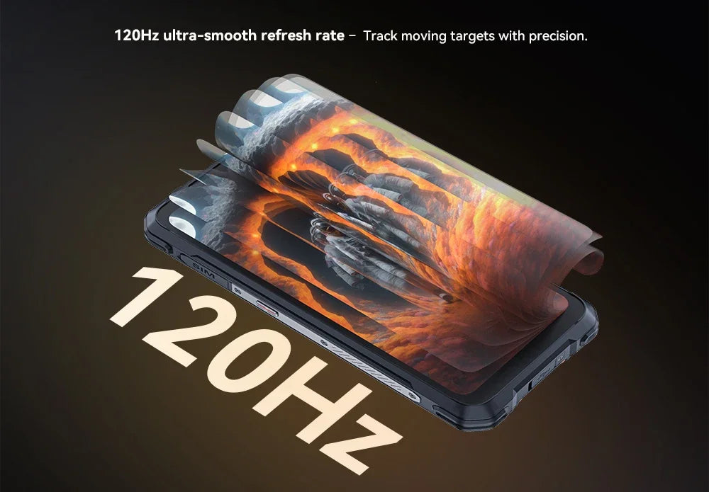 [Ship From UK] CUBOT KingKong Power 5 Android 15 Rugged Smartphone G100 16GB(6+10) 128GB 15300mAh 6.88" 120Hz 64MP Camping Light