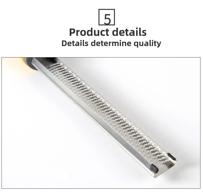 Stainless Steel Fruit Cheese Grater, Chocolate Lemon Peel Cheese Shavings Grater, Scraper, Kitchen Tool