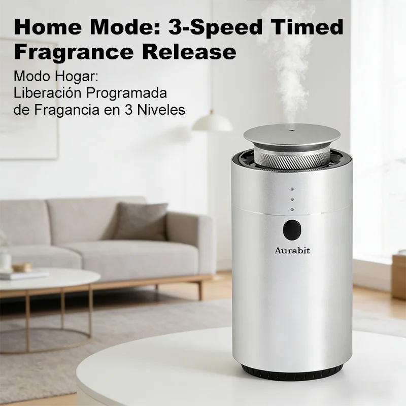 Professional Essential Oil Aroma Diffuser Smart Timer Quiet Fast Deodorization AI Auto Sensing 80m³ Coverage for Home Car