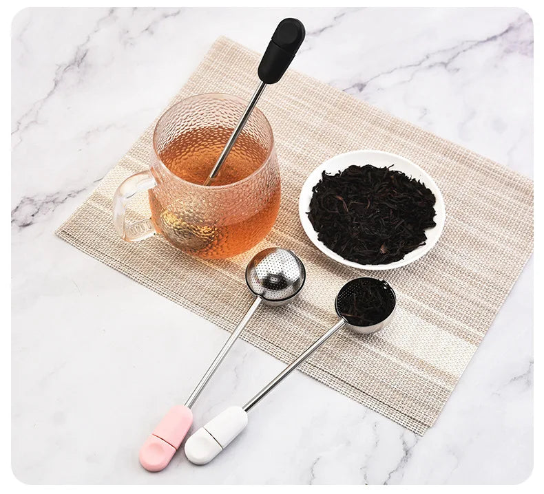 304 stainless steel tea leak creative rotating spherical tea filter tea filter tea set accessories
