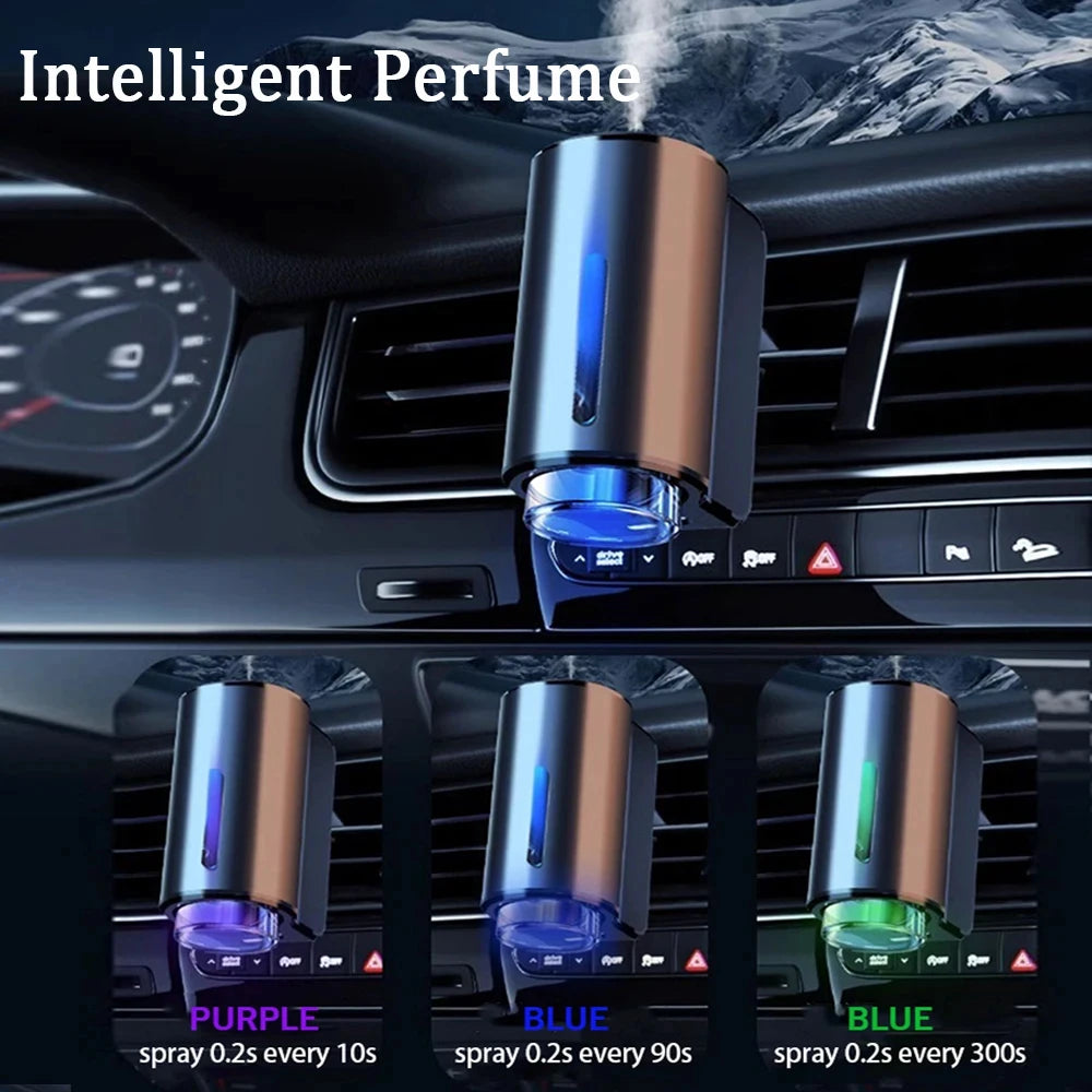 CarAir Diffuser Aroma  Intelligent Perfume Car Air Vent Humidifier Mist Aromatherapy Air Freshener Removing Odors Car Accessorie