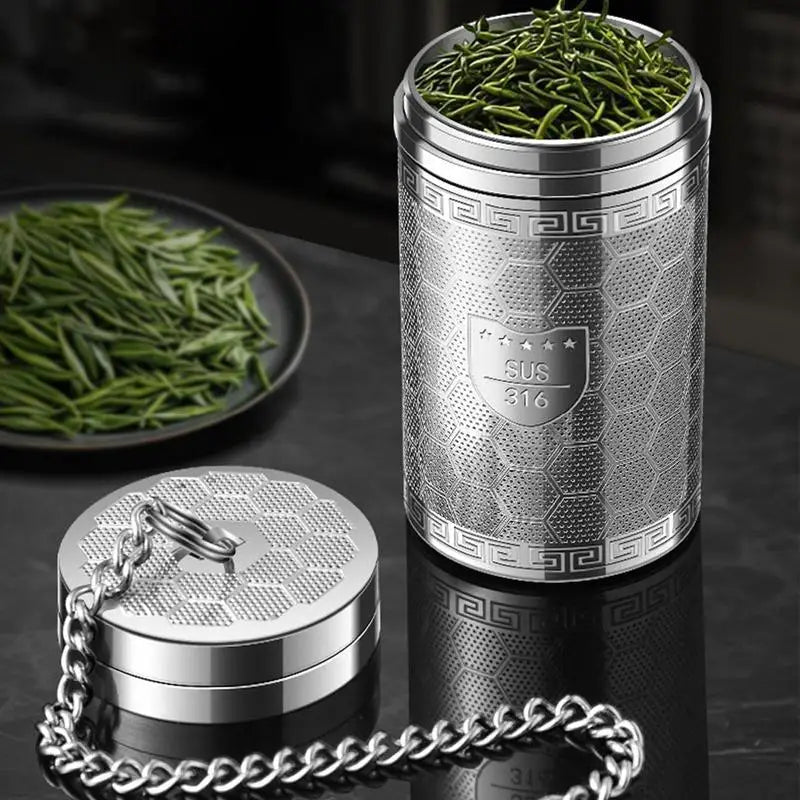 Tea Infuser Stainless Steel Mesh Filter Tea Infuser Teapot Tray Tea Strainer Herbal Filter Kitchen Teaware Accessories