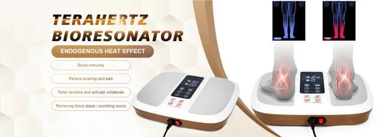 Tera Hertz Frequency Therapy Device Terahertz Cell Energy Instrument Heating Therapy Foot Massage Health Care Rehabilitation New