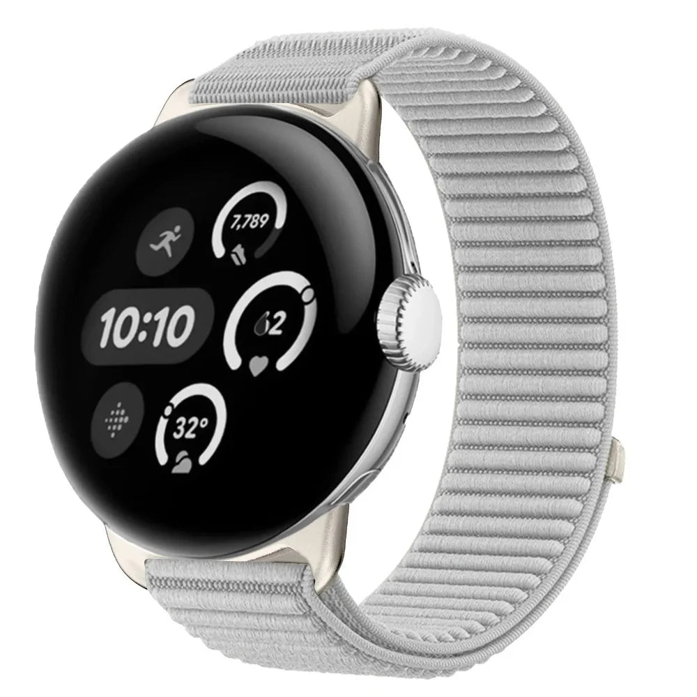 Original Nylon Strap for Google Pixel Watch 4 3 45mm 41mm Weave Wristband Correa for Pixel Watch 4 3 2 1 Breathable Accessories