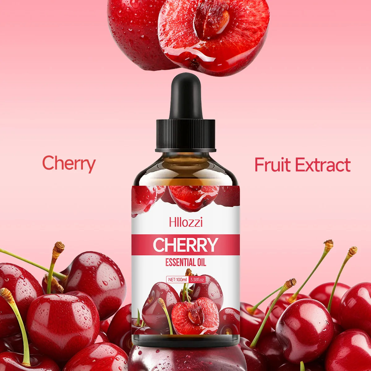Cherry essential oil can be used in skincare, bath, facial, and diffusers and is suitable for all skin types.