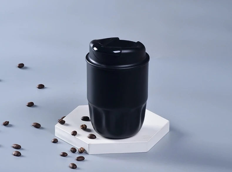 260ML 450ML SUS316 Thermal Coffee Mug Leakproof Portable Travel Tumbler with Lid Stainless Steel Cup for Car Work Hot Cold Drink