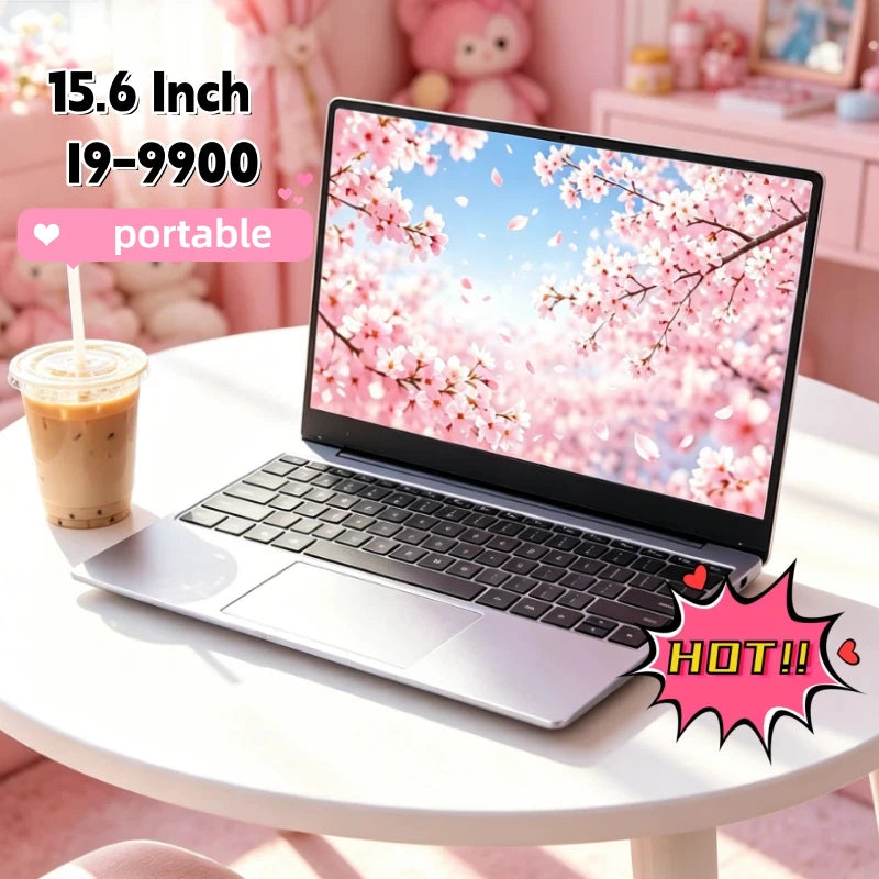Trendy New 15.6" Laptop Intel Core I9-9900 32GB 2TB Gaming PC Ultra Slim Office Study Computer PC Windows 11 Pro 1920*1080 HD