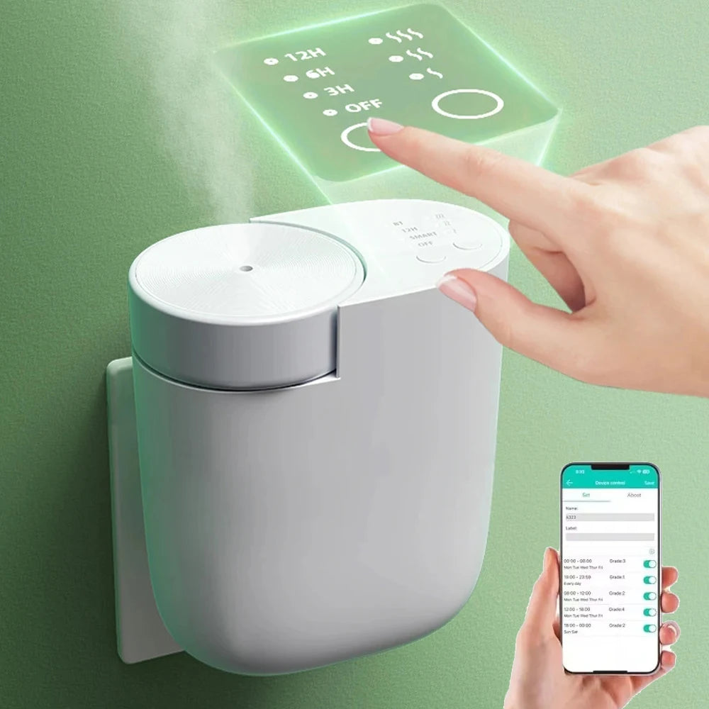 Plug in Wall Waterless Diffuser Room Fragrance Diffuser for Home Hotel Toilet Bathroom Wireless Portable Aromatherapy Diffuser