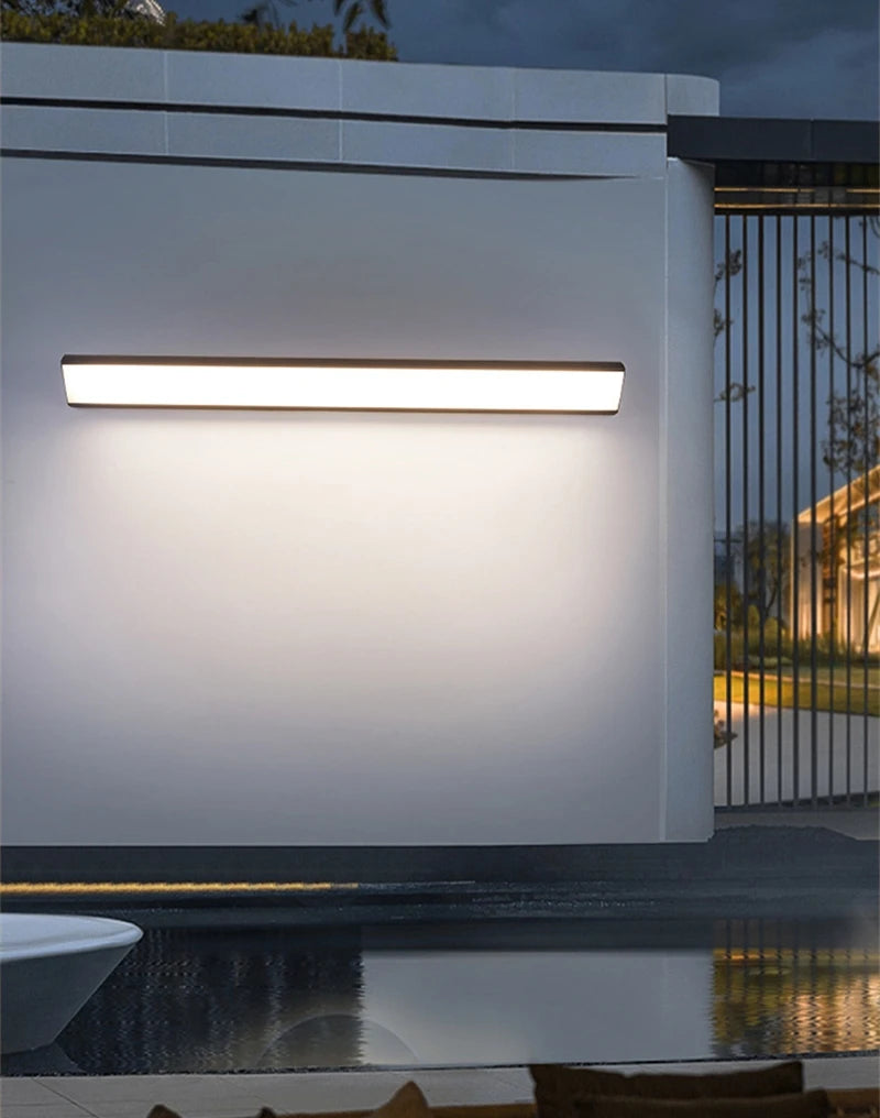LED waterproof wall lamp IP65 waterproof outdoor wall washing lamp villa courtyard garden door lamp external wall lamp lighting
