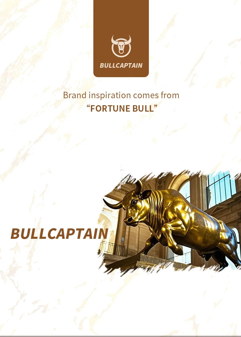 Bullcaptain Genuine Leather Men's Wallet Fashion Quality Travel Purse Rfid Protect Credit Card Holder Wollst for Men with Chain