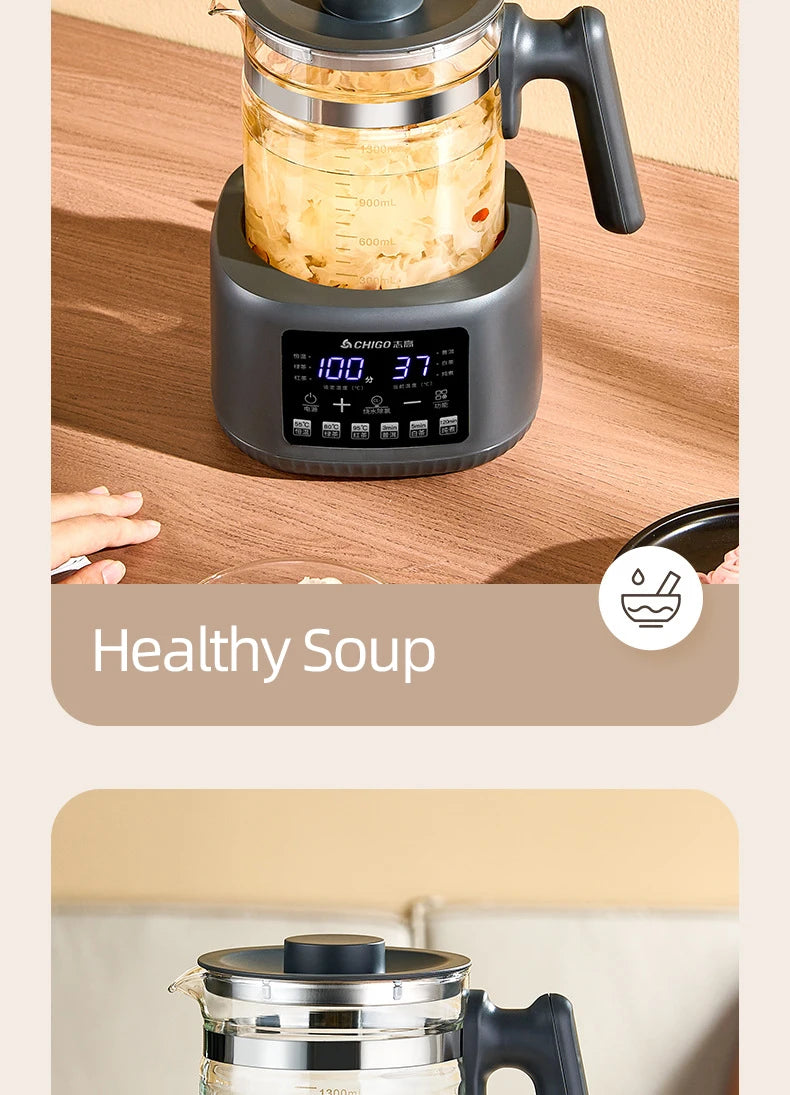 1.3L Steam Spray Tea Kettle Multifunctional Electric Kettle Baby Constant Temperature Milk Regulator 72h Thermostatic Kettle